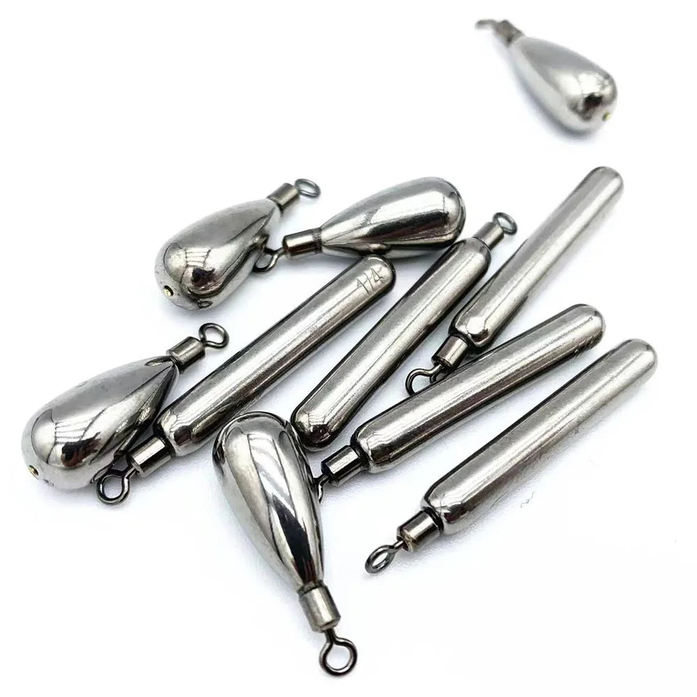 Tungsten Steel Fishing Weight Mold 1.8g 3.5g 5.3g 7g 10.5g cylinder Drop Shot Pendant Swivel Pesca Metal Jig Cast Tackle Sinker
