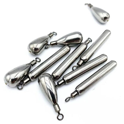 Tungsten Steel Fishing Weight Mold 1.8g 3.5g 5.3g 7g 10.5g cylinder Drop Shot Pendant Swivel Pesca Metal Jig Cast Tackle Sinker
