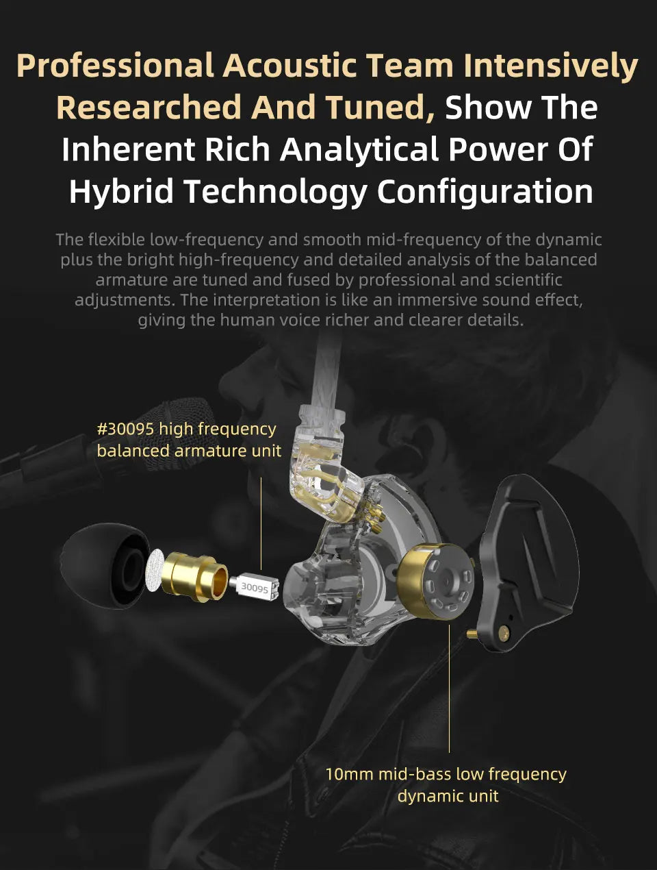 KZ ZSN PRO X Metal In Ear Earphone 1BA 1DD Hybrid Drive HIFI Sport Noise Cancelling Earbud Headset KZ ZSNPROX ZES ZEXPRO DQ6S