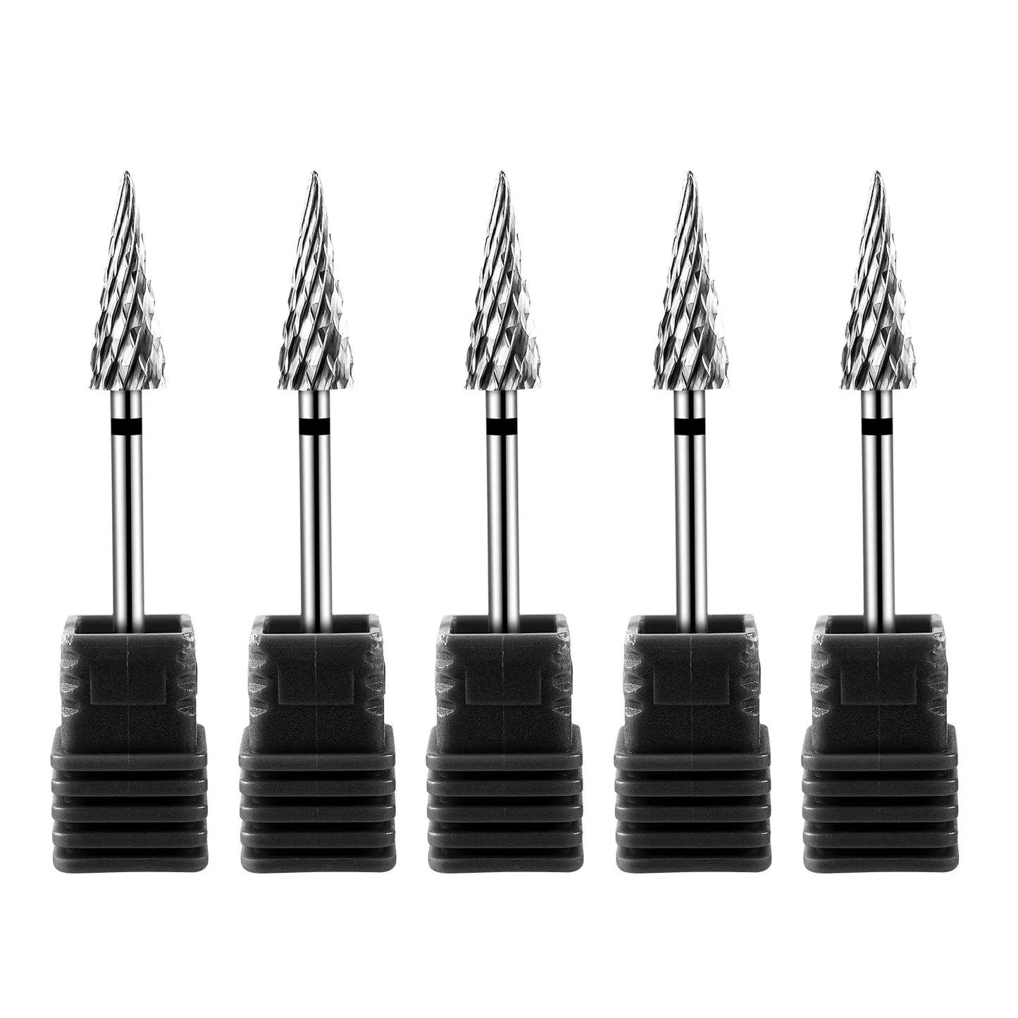Tip Tungsten Carbid Nail Drill Bits Electric Manicure Drill Accessory Milling Cutters for Nail Gel Polish Remover Nail Tools