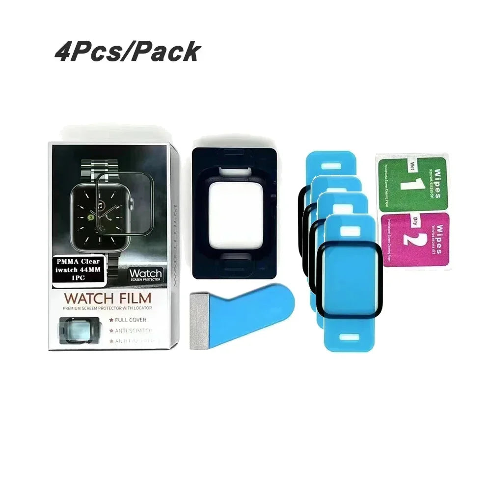 Install Tray Screen Protector for Apple Watch Ultra 49mm Series10 42mm 46mm For iWatch 9 8 7 6 5 4 3 SE 45mm 41mm 44mm 40mm 38mm