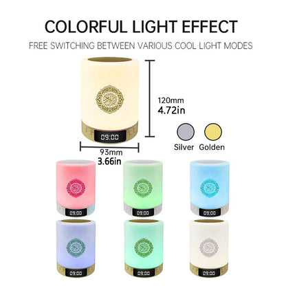 Azan Muslim Night Light Quran Portable Wireless Caixa De Som Bluetooth Speaker Music Sound Box Blutooth Holy Lamp Mini Baffle