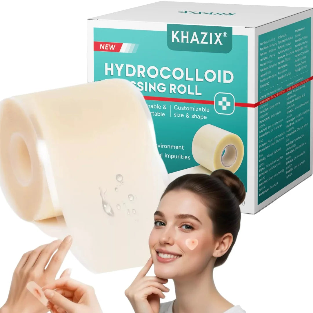 Hydrocolloid Wound Care Roll Cut To Size Patch Bandages Self Adhesive Waterproof Super Absorbent Dressing For First Aid Kit.