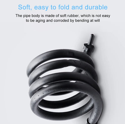 Aquarium Air Pump Oxygen Air Bubble Tube Aerator for Fish Tank Waterscape Bendable Air Stone Pipe Strip Diffuser Accessories