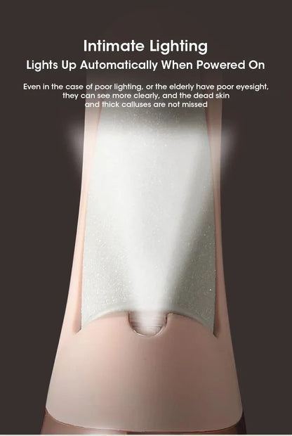 NEW in USB Electric Dead Skin Pedicure Automatic Foot Grinder Rechargeable Roller Feet Pedicure Tool with Removable Roller Heads