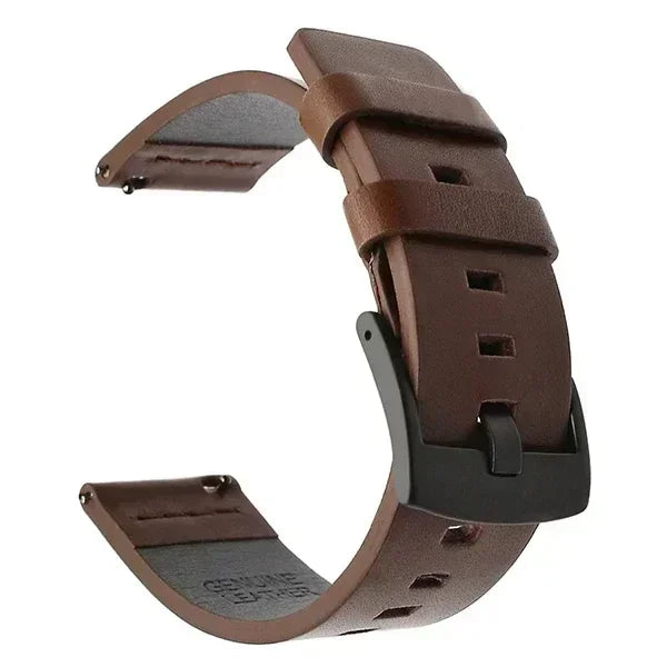 20mm 22mm Watch band Quick release Leather Strap for Samsung Galaxy Watch 3 Active2 40 44mm huawei watch gt 2 WatchBand 18 24mm