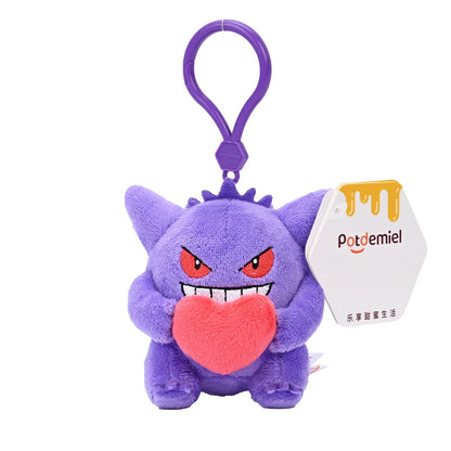 Pokemon Pikachu Mew Squirtle Charmander Kawaii Plush Toy Pendant School Bag Backpack Pendant Key Ring Small Doll Birthday Gift