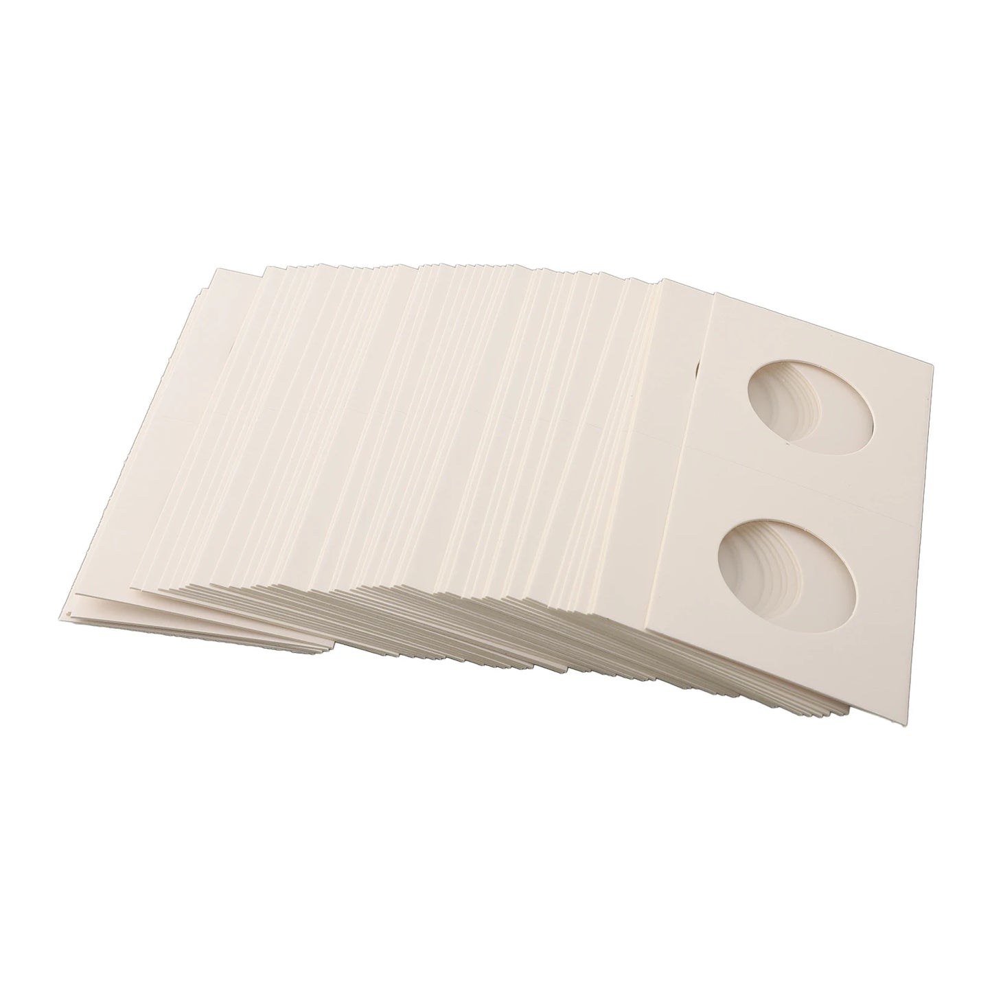 1 Set Coin Storage Stamp Holder Square Cardboard Case Coin Album Collection Coin Holders Flip Clip Coin Capsules Cover Storage