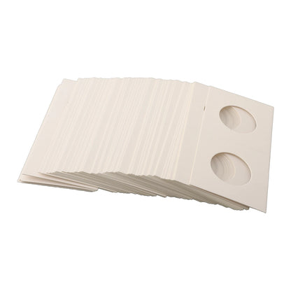 1 Set Coin Storage Stamp Holder Square Cardboard Case Coin Album Collection Coin Holders Flip Clip Coin Capsules Cover Storage