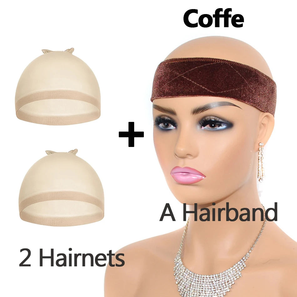 Velvet Wig Grips Headband Adjustable Grip Headbands For Lace Frontal Wigs Non-slip Soft Velvet Wig Grips Headband To Hold Wig