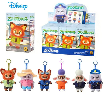 NEW 2026 Disney Zootopia Series Blind Box Judy Nick Vinyl Plush'''' Cartoon Character Pendant Trendy Toys Box Christmas Gift