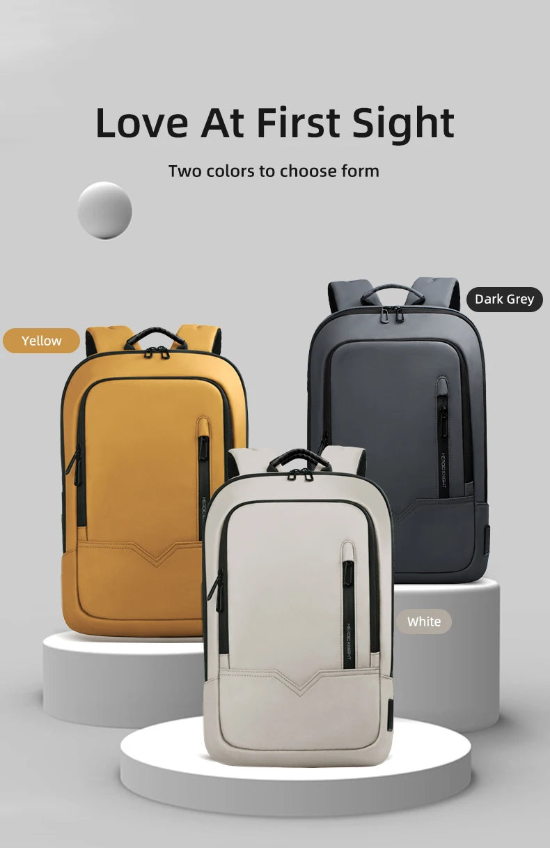Heroic Knight Men's Daily Laptop Backpack Lightweight Minimalist Commute Office Daypack Women Waterproof Business Trip Schoolbag