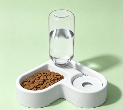 1PC Automatic Drinking Fountain Heart-shaped Pet Bowl Waterproof Spout Cat and Dog Bowl