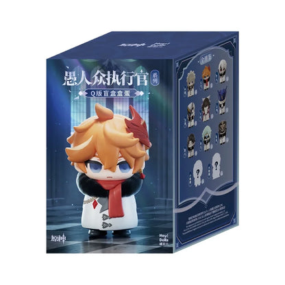 Mihoyo Genshin Impact Fatui Harbinger Q Version Series Blind Box Desktop Mini Doll Model Toys Trend Decoration Surprise Gifts