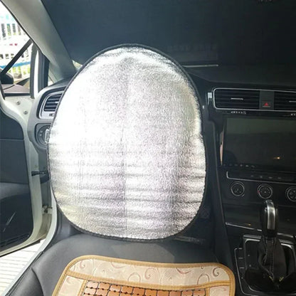 Double Heat Insulation Sunshade Cover Protection Foldable Anti-uv Sunscreen Car Interior Supplies for All Car Steering Wheel