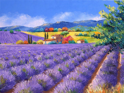 46*28cm Jigsaw Puzzles 500 Pieces Paper Picture Landscape Oil Painting Art Puzzles Decompression Toys for Adults Family Games