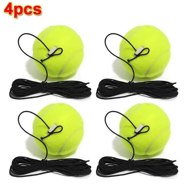 1 Set Tennis Trainer With Tennis Bounce Ball And Practice Ropes, Suitable For Indoor Outdoor Tennis Training Padel Accessories