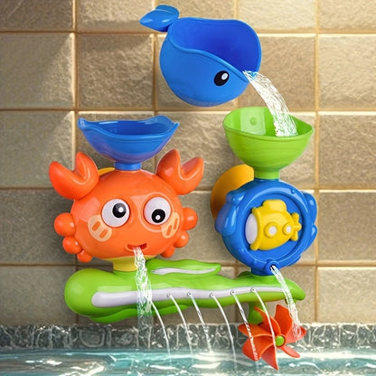 Interactive Suction Cup Bath Toy Set for Youngsters，Ideal for Youngsters and Schoolers, Perfect Gift for Halloween, Christmas