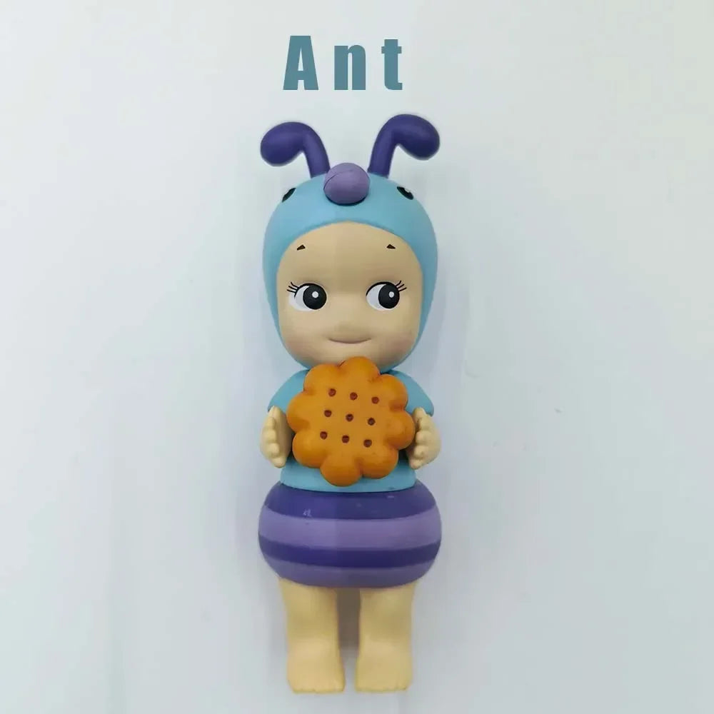 Sonny Angel Bug'S World Blind Box Ladybug Ant Snail Angel Cute Doll Mini Figure Anime Handmade Ornament Model Decor Toys Gift