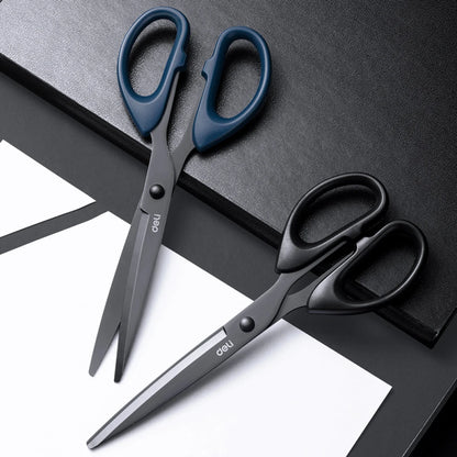 1/2Pcs 210/175mm Black Stainless Steel Scissors Business Office Stationery Home Tailor Shears Kitchen Knife Cutter Cutting