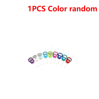 0-99999 Finger Counter Ring 5 Digital LED Electronic Handheld Tally Counter Clicker Counter with Islamic Tasbih Bead 1-10PCS