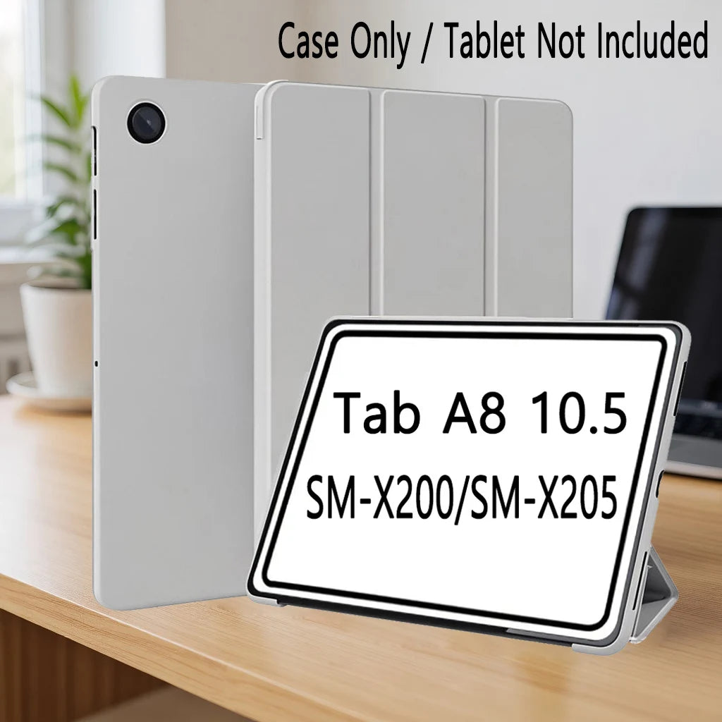 Case for Samsung Galaxy Tab A8 10.5-Inch 2022 (SM-X200/X205/X207), Slim Lightweight Stand Tablet Cover with Auto Wake/Sleep