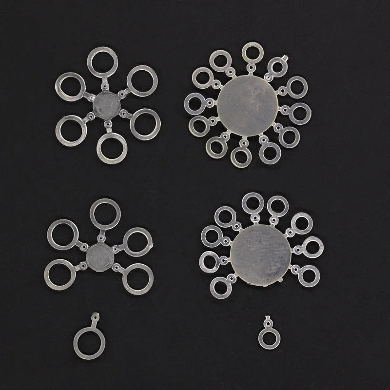 100pcs/pack Baitbands For carp coarse fishing tackle White bait band pellet bait bands Fishing Accessories