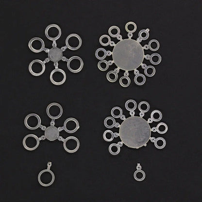 100pcs/pack Baitbands For carp coarse fishing tackle White bait band pellet bait bands Fishing Accessories