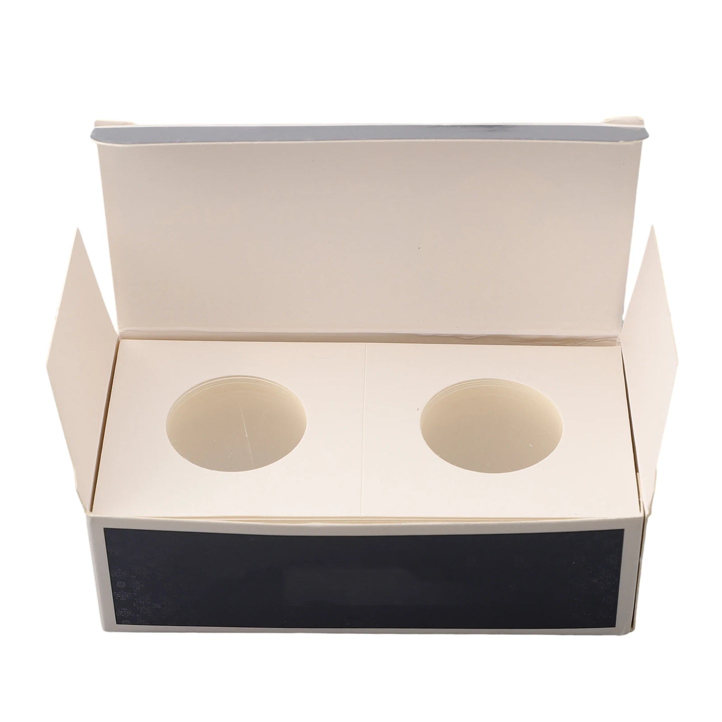 1 Set Coin Storage Stamp Holder Square Cardboard Case Coin Album Collection Coin Holders Flip Clip Coin Capsules Cover Storage