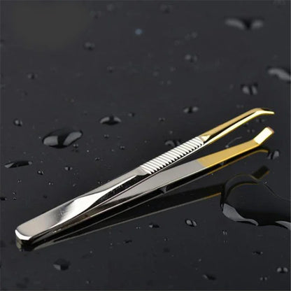 1PC High Quality Make Up Tools Pince Epiler Eyebrow Tweezer Stainless Steel Slant Tip Eyes Tweezer Clip For Face Hair Removal