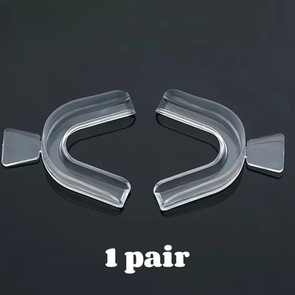 1-4pair Unisex Teeth Aligner Silicone Invisible Dental Orthopedic Tray for Whitening Straightening Nighttime Use Teeth Care Tool