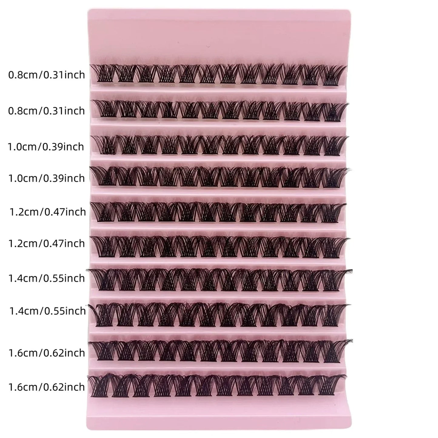 Lash Clusters 120pcs Cluster Lashes 8-16mm Individual Lashes Natural Look D Curl Fluffy Cluster Lashes DIY Eyelash Extension