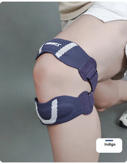 AOLIKES 1PCS Patella Knee Strap with Ergonomic Silicone Pad for Patellar Tendon Support, Adjustable Compression Knee Stabilizer