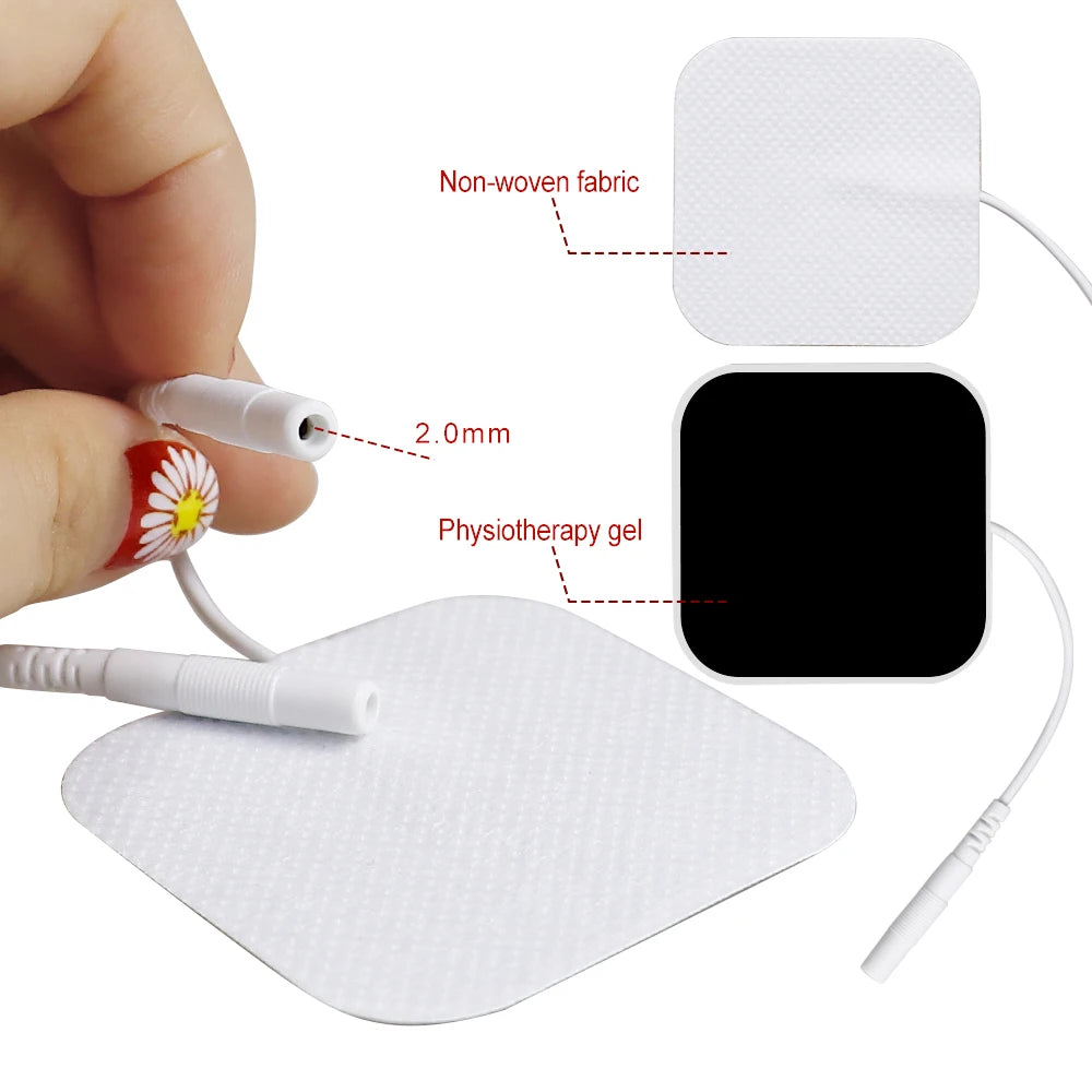 10/20/50Pcs Tens Electrode Pads Gel Self-adhesive Patches For Acupuncture Massager Slimming Pulse EMS Muscle Stimulator Sticker