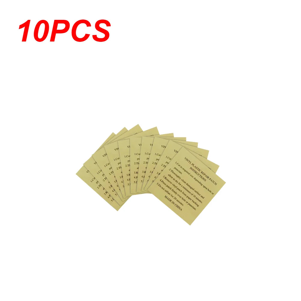 10-100pcs Pool Liner Repair Kit Underwater Repair Kit Sturdy Waterproof Air Mattress Patch Self Adhesive Pvc Inflatable Repair P