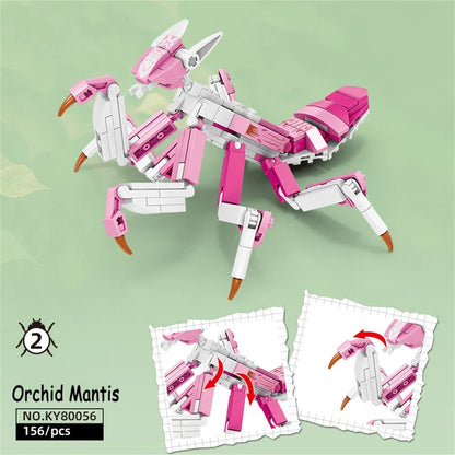Mosquito Insects Building Blocks Toys Set - Long-Lasting Play for Kids, Great Collectible Models Orchid Mantis Redviidae & More