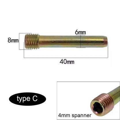 Motorcycle Lower Pump Disc Brake Pad Fixing Screw M8 M10 M7 Hexagonal Guide Bolt Guide Pin