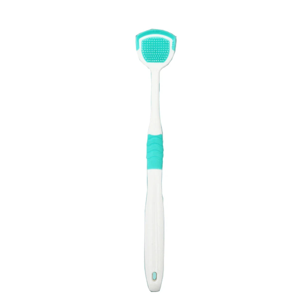 1/4pcs Tongue Cleaners Adult Kids Reusable Silicone Tongue Scraper Brush Washable Tongue Cleaning Tool Fresh Breath Oral Hygiene