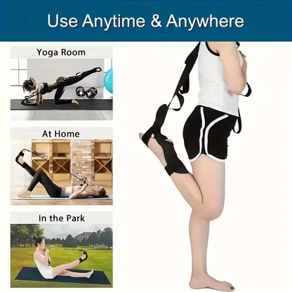 Yoga Leg and Foot Stretching Band - Durable Oxford Fabric, Ideal for Pilates & Yoga, Universal Use,Stretching Aid Flexible Fabri