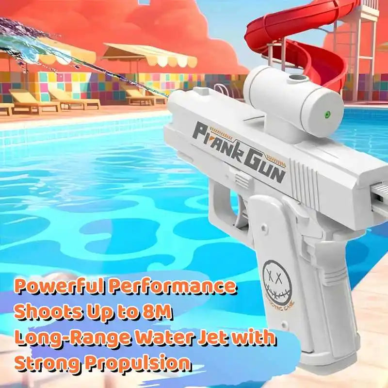 Two-Way Reverse Water Gun Prank Toys Mini Portable Squirt Gun for Kids Adults Summer Pool Beach Water Fight Stress Relief Gifts