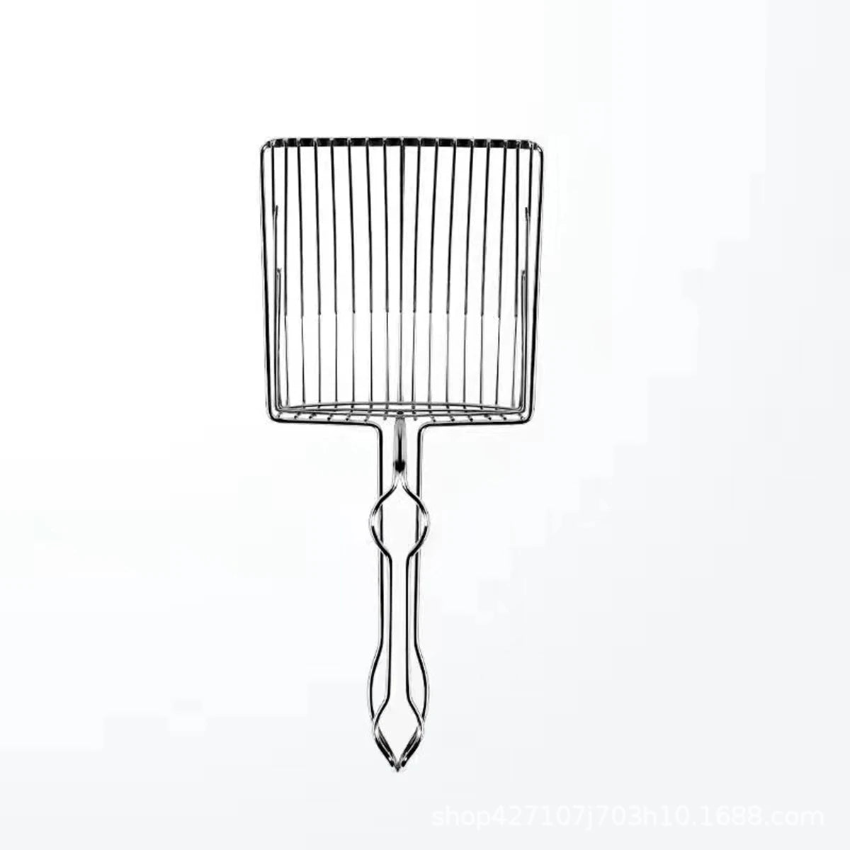 Pet Dung Shovel Stainless Steel Cat Litter Shovel Pet Cleaning Tool Cat Litter Spoon Stainless Steel Durable Handle
