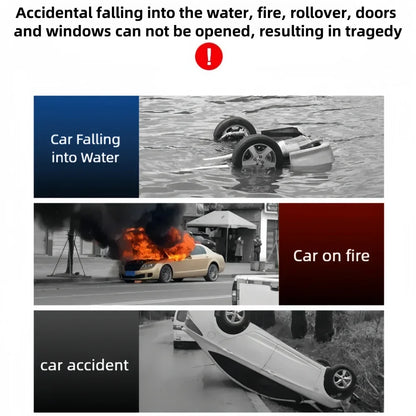 2025 New Window Breaker Seatbelt Cutter Car Gadgets Vehicle Escape Tool Safe Hammer Glass Breaker Life-Saving Emergency Artifact