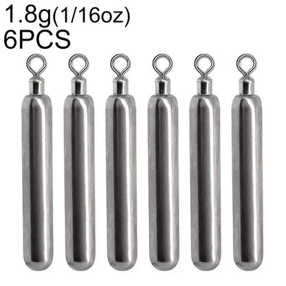 Tungsten Steel Fishing Weight Mold 1.8g 3.5g 5.3g 7g 10.5g cylinder Drop Shot Pendant Swivel Pesca Metal Jig Cast Tackle Sinker