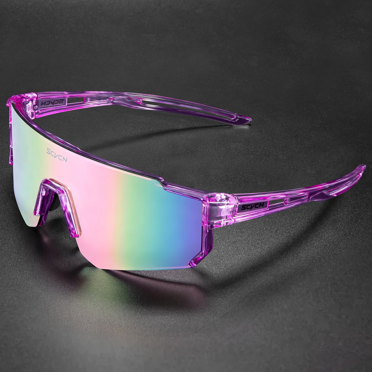 SCVCN Fashion Cycling Glasses Bike Baseball Sunglasses for Men UV400 Sports MTB Outdoor Goggles Bicycle Women Sunglasses Riding