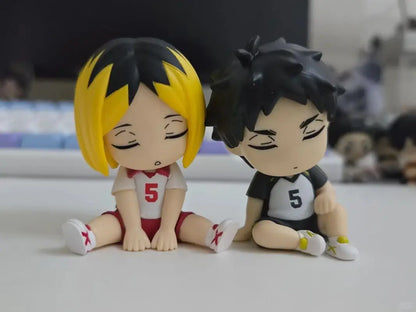 New In Stock Japanese Anime Volleyball Youth Shoulder To Shoulder Sleep Blind Box Kawaii Action Figure Desktop Ornament Gifts