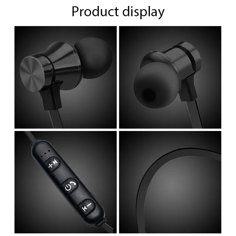 XT11 Bluetooth 4.2 Wireless Earphone Sports Headset Waterproof Earbuds Neckband Magnetic Headphone With Mic For Samrtphones