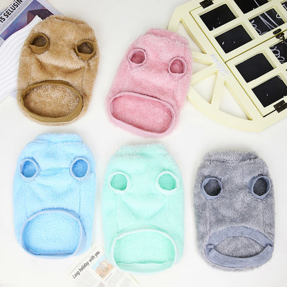 Warm Small Dog Clothes Soft Fleece Cat Dogs Clothing Pet Puppy Winter Vest Costume For Small Medium Dog Cats Chihuahua Yorkie