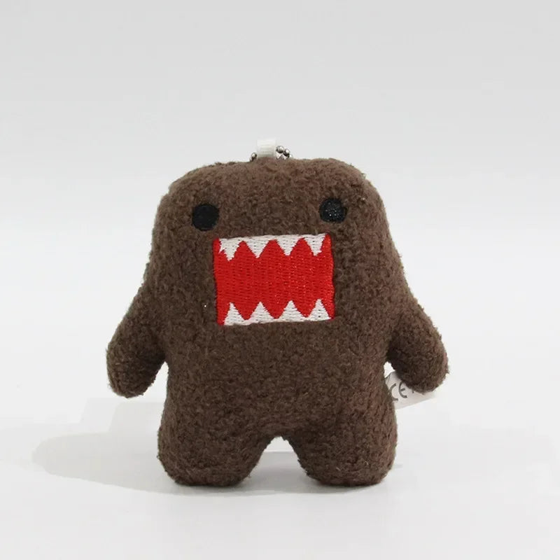 Kawaii Cute Domo Kun Plush Keychain Ball Chain Cartoon Anime Kawaii Cute Bag Keychains Small Xmas Gift