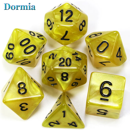 Custom Dice DND Marble Dice Various Colours Available And Beautiful Marble Effect Pearl Veins Effect For Party Roll Playing Game