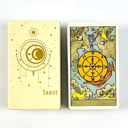 Tarot Cards Deck 78Pcs For Easy Beginners Fate Fortune Telling Divination Party Tabletop Board Game ,Creative Small Gifts